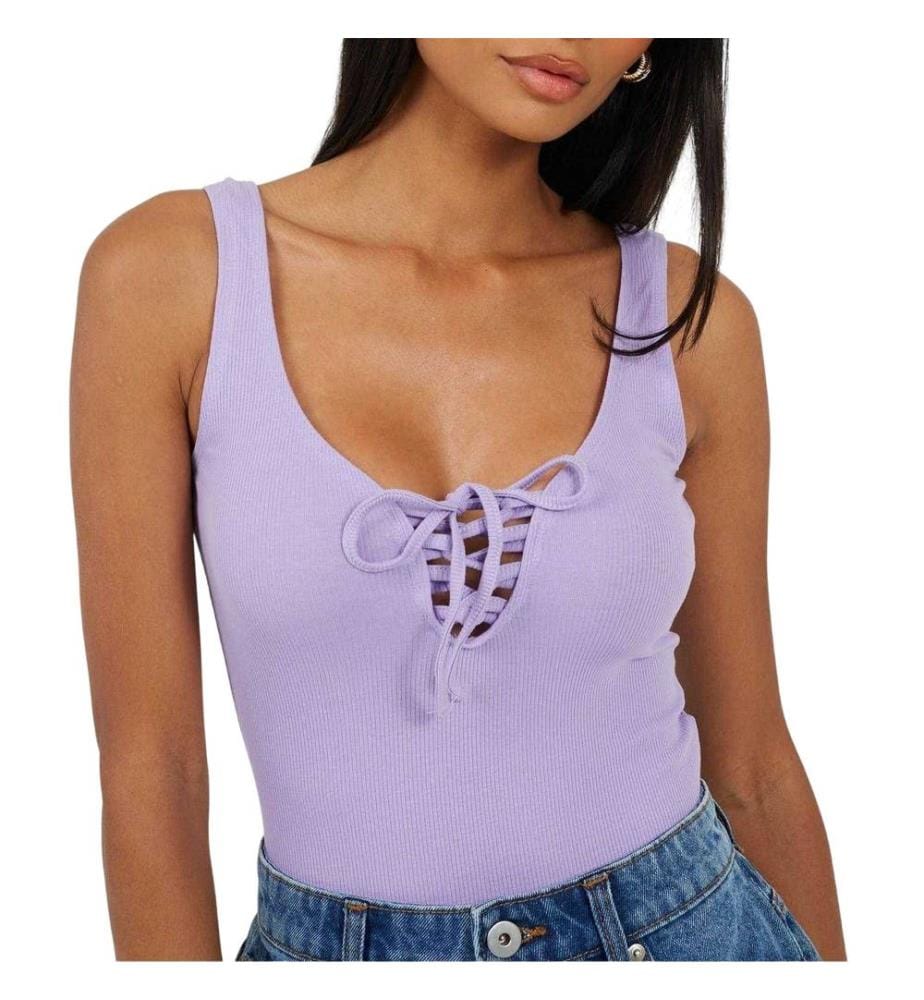 Brave Soul - Bodysuit für Damen, Zum Schnüren