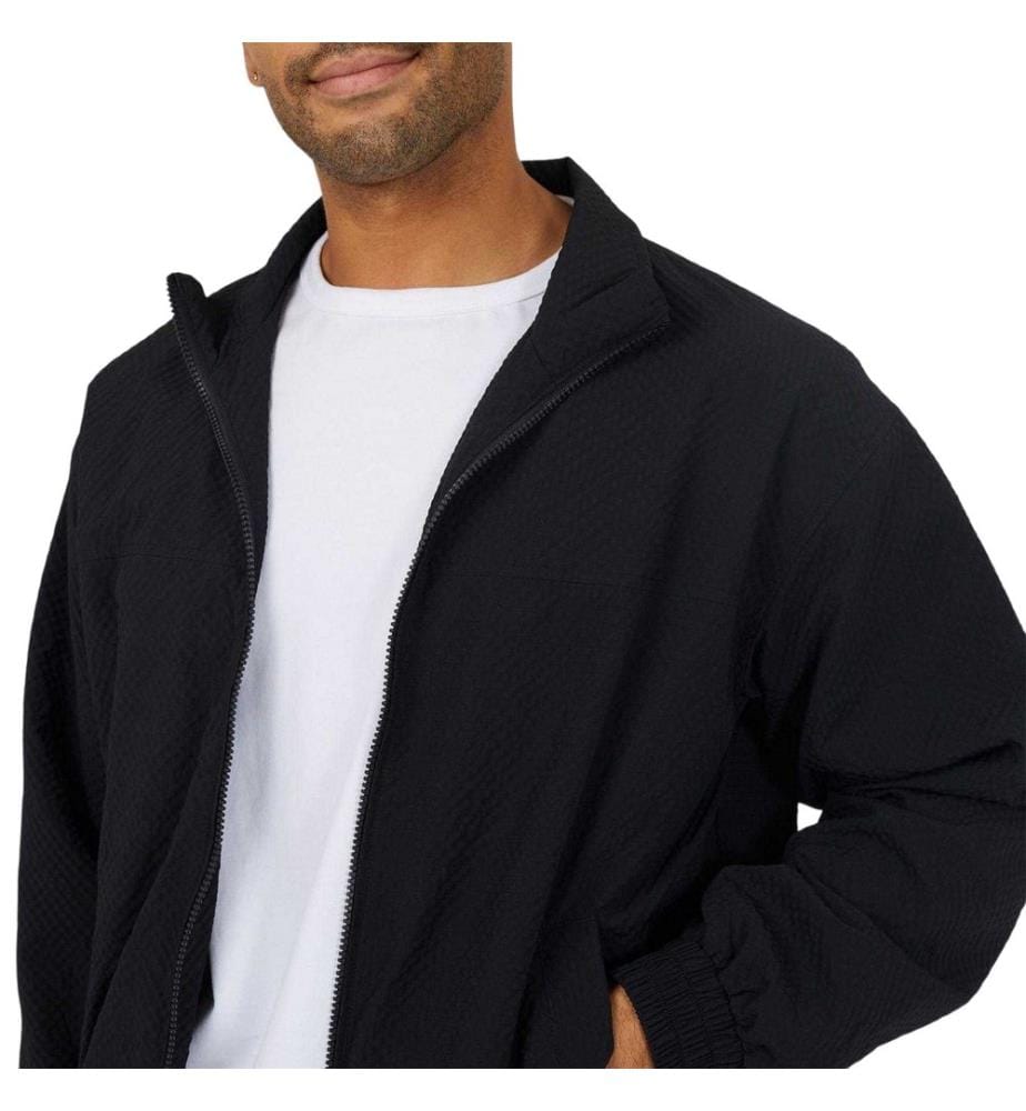 Brave Soul - Trainerjacke für Herren, Seersucker, Übergross