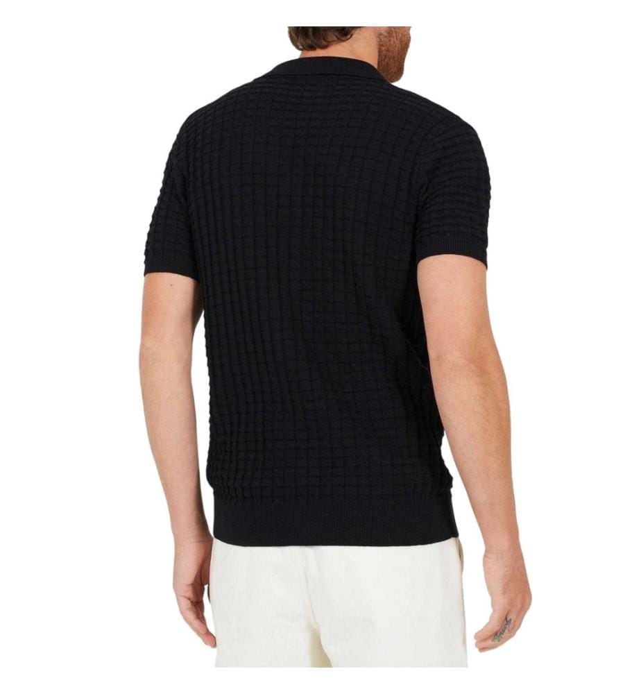 Brave Soul Camicia Jacquard Revere Collare Uomo