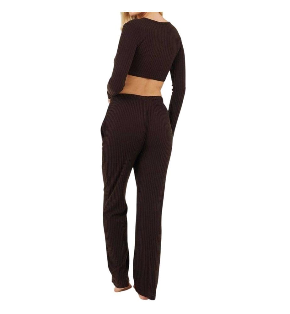 Brave Soul Set di Abbigliamento da Casa A costine Donna