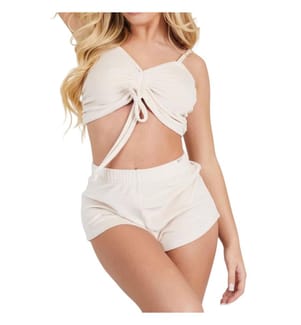 Brave Soul - Loungewear Set für Damen, V-Ausschnitt, Ärmellos