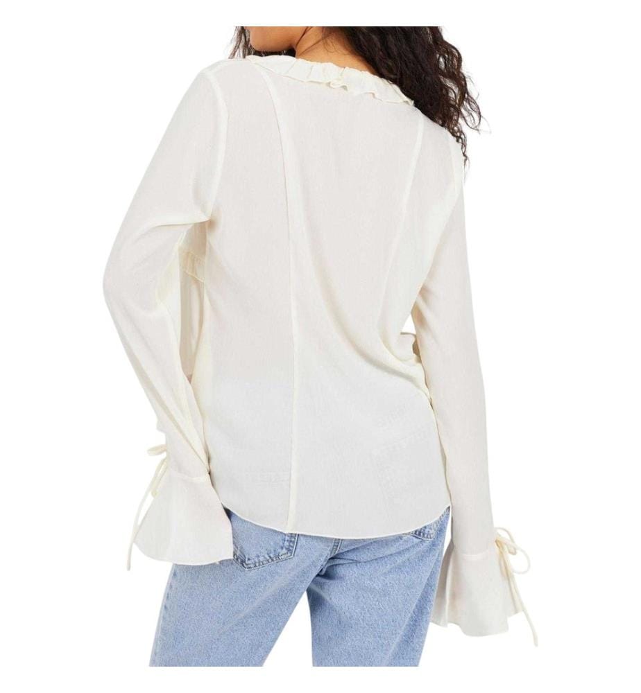 Brave Soul Top Fronzolo Manica Lunga Donna