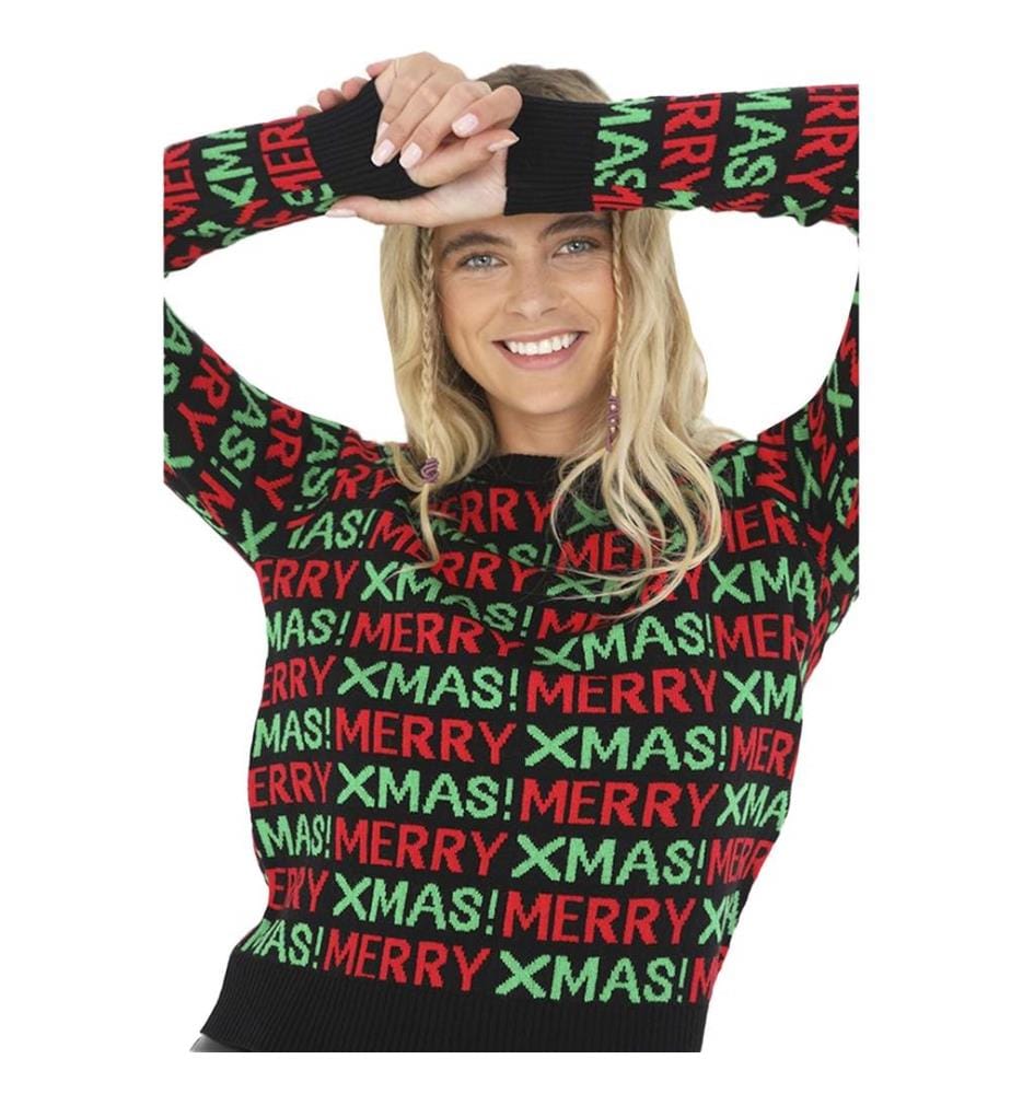 Brave Soul - Pullover fur Damen und Herren Weihnachten Wiederholungsmuster