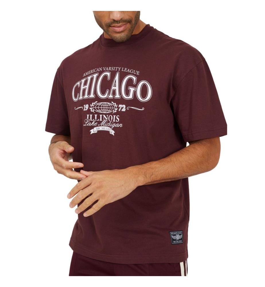 Brave Soul - T-Shirt für Herren, Rundhalsausschnitt, leger