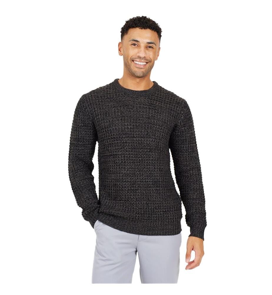 Brave Soul - Sweatshirt für Herren, Rundhalsausschnitt, Waffelstoff
