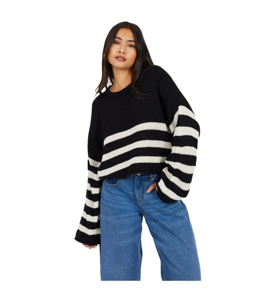 Brave Soul - Pullover für Damen, kurz geschnitten