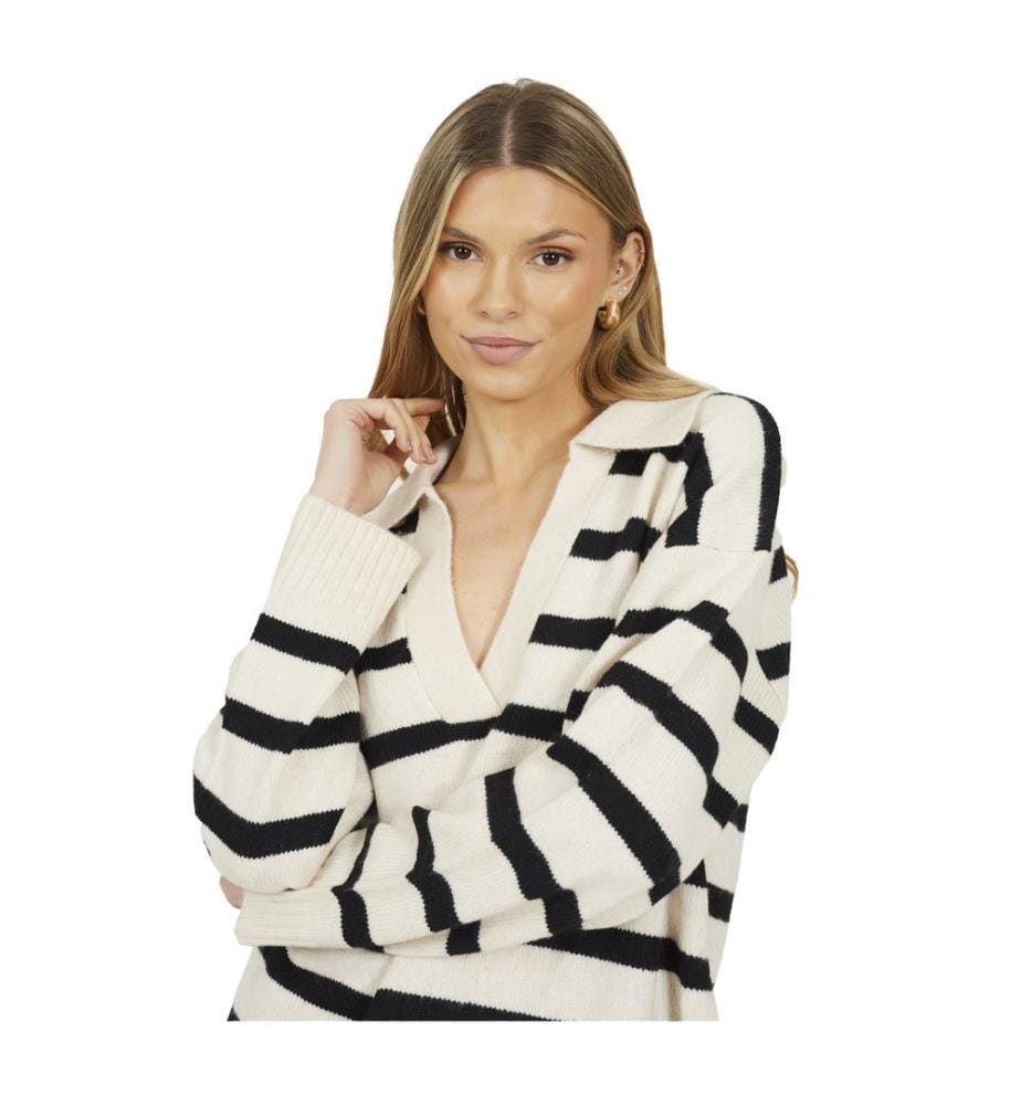 Brave Soul - Pullover für Damen, V-Ausschnitt