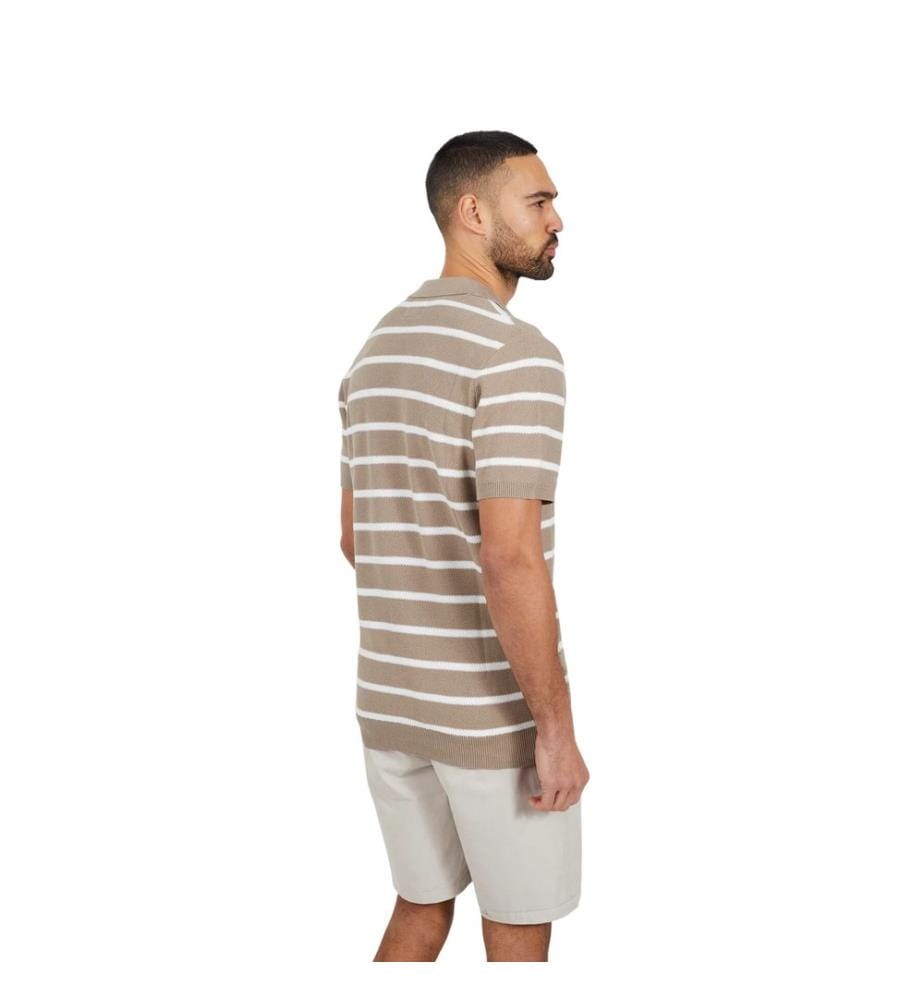 Brave Soul - Poloshirt für Herren, Offener Kragen, kurzärmlig