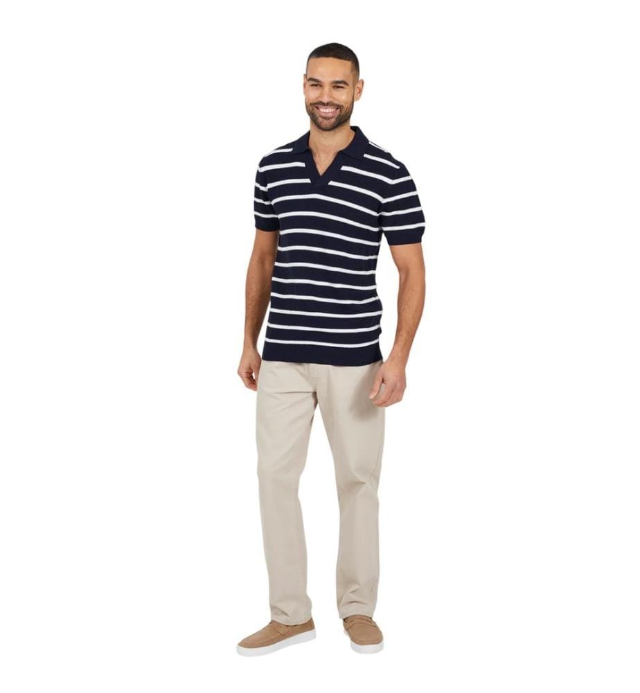 Brave Soul - Poloshirt für Herren, Offener Kragen, kurzärmlig