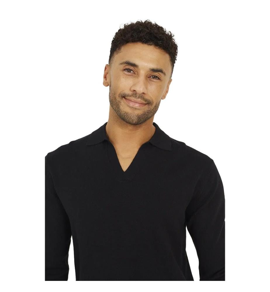 Brave Soul - Poloshirt für Herren, Langärmlig