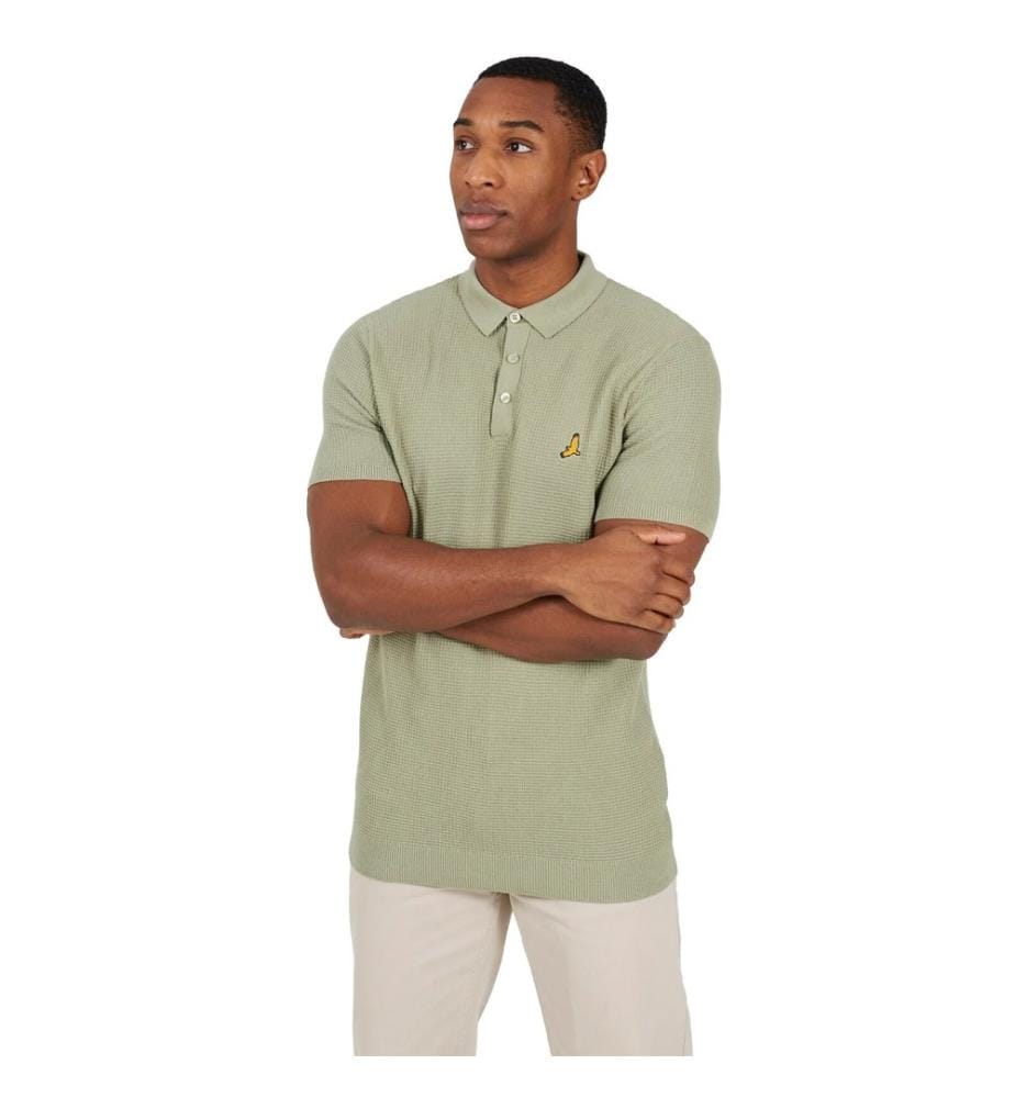 Brave Soul - Poloshirt für Herren, Knopfleiste mit drei Knöpfen, Jerseyware