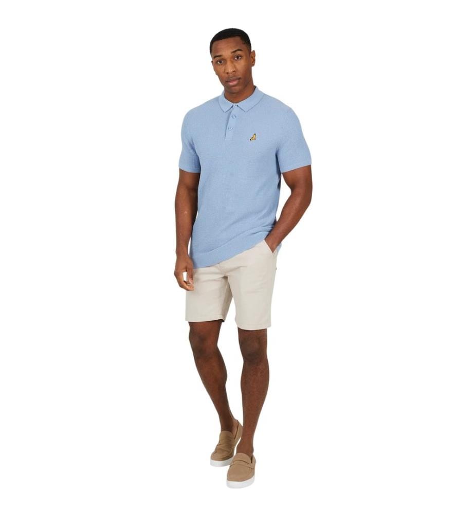 Brave Soul - Poloshirt für Herren, Knopfleiste mit drei Knöpfen, Jerseyware