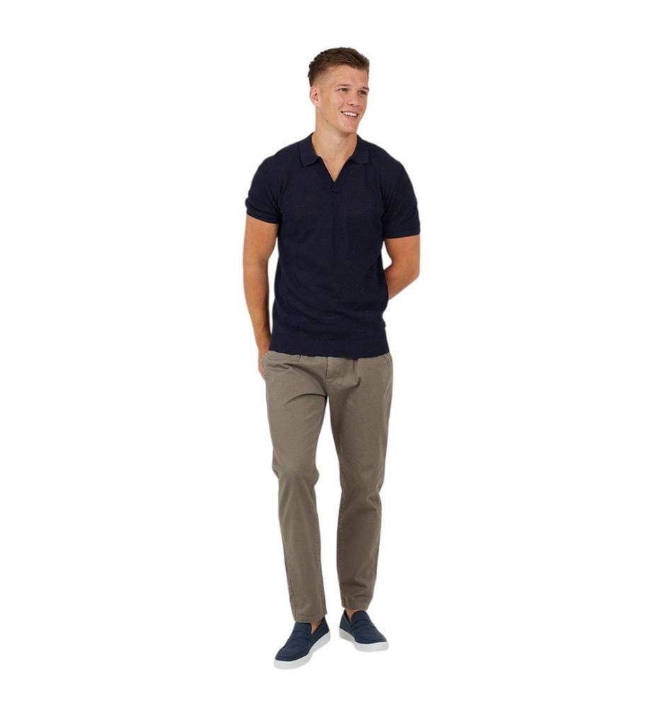 Brave Soul - Poloshirt für Herren, Offener Kragen, kurzärmlig