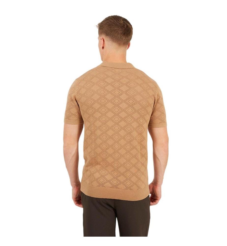 Brave Soul - Poloshirt für Herren, Offener Kragen, kurzärmlig