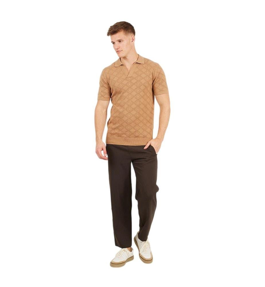 Brave Soul - Poloshirt für Herren, Offener Kragen, kurzärmlig