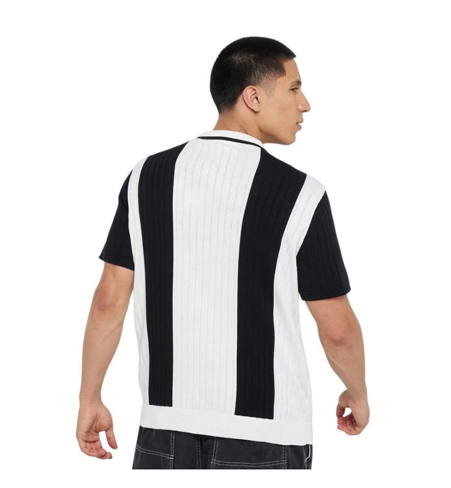 Brave Soul - Poloshirt für Herren, mit kurzem Reissverschluss