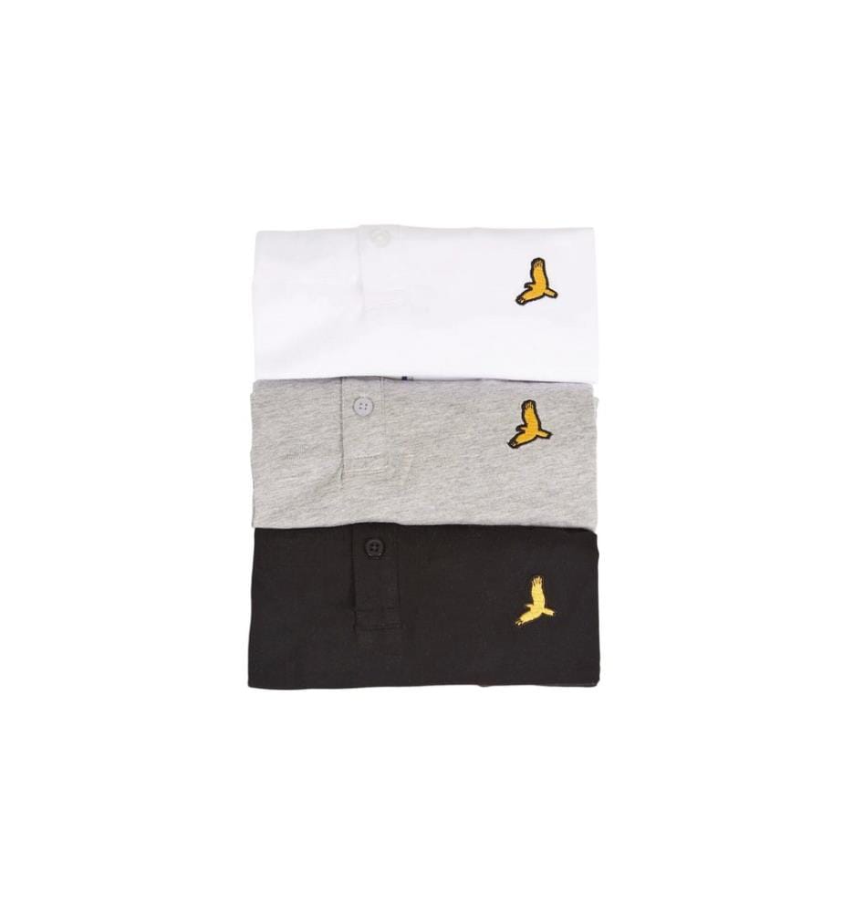 Brave Soul - Poloshirt für Herren, kurzärmlig (3er-Pack)