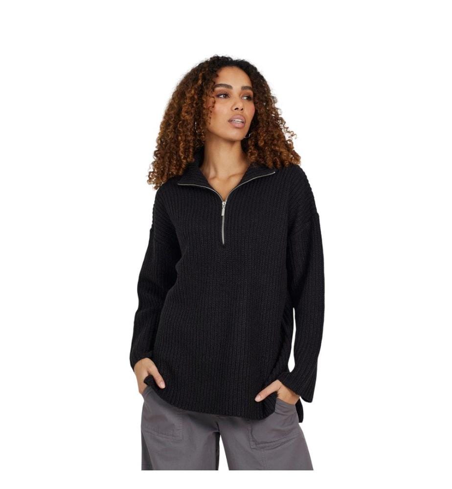 Brave Soul - Pullover für Damen, Reissverschluss