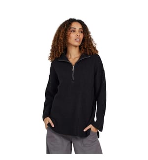 Brave Soul - Pullover für Damen, Reissverschluss