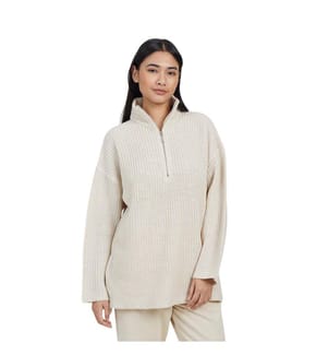 Brave Soul - Pullover für Damen, Reissverschluss