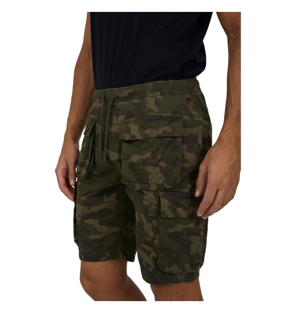 Brave Soul Pantaloncini Cargo Stampato Camo Uomo