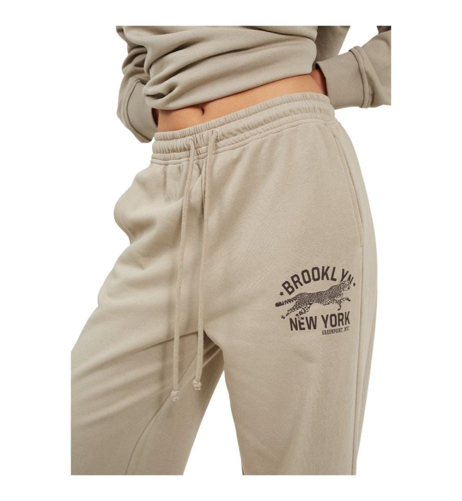 Brave Soul Pantaloni da jogging Stampato Gamba Larga Donna