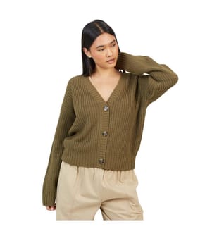 Brave Soul - Strickjacke für Damen, gerippt