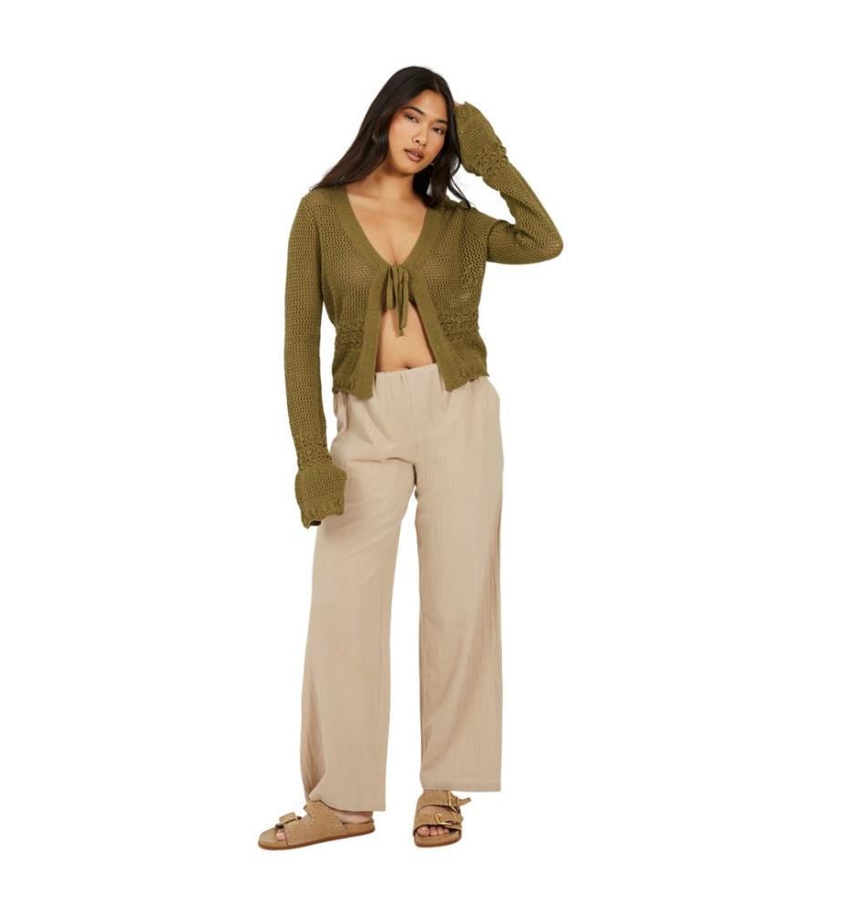 Brave Soul - Strickjacke für Damen, Vorne gebunden