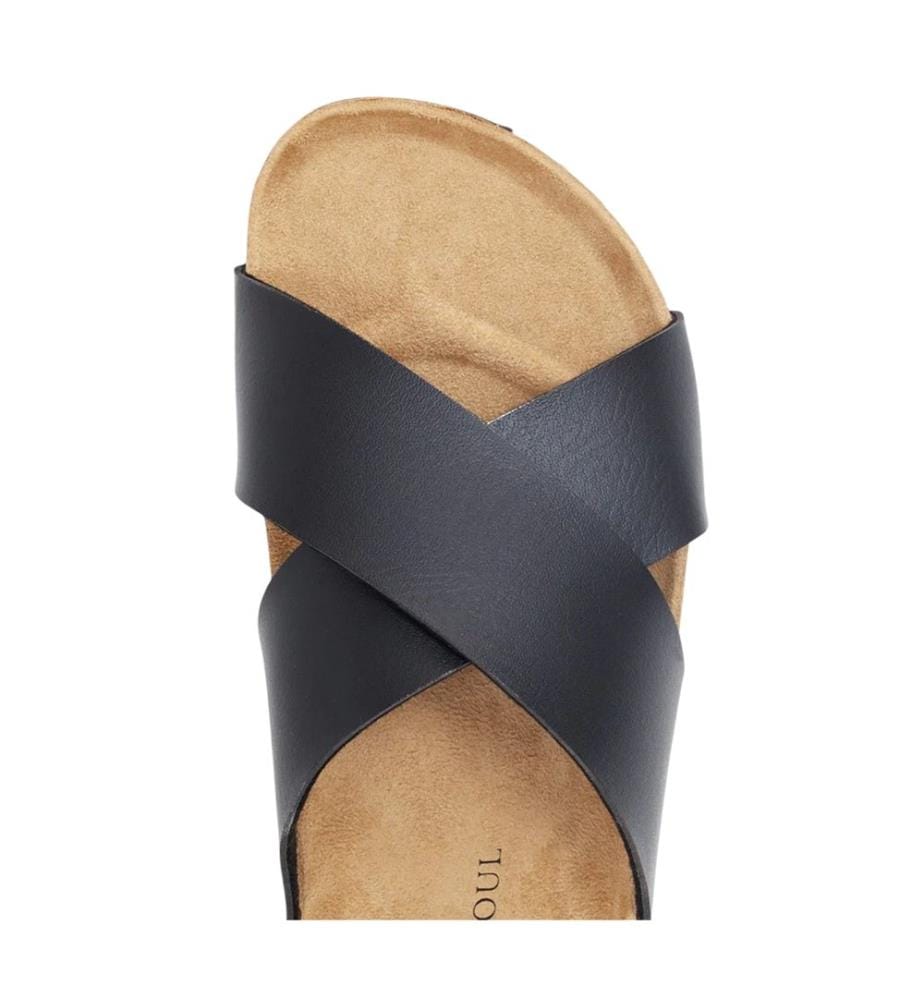 Brave Soul - Sandalen für Damen, Kork, Kreuzriemen