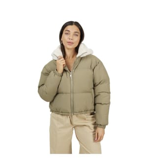 Brave Soul - "Anise" Steppjacke für Damen, Polyester-Taslan, Übergross