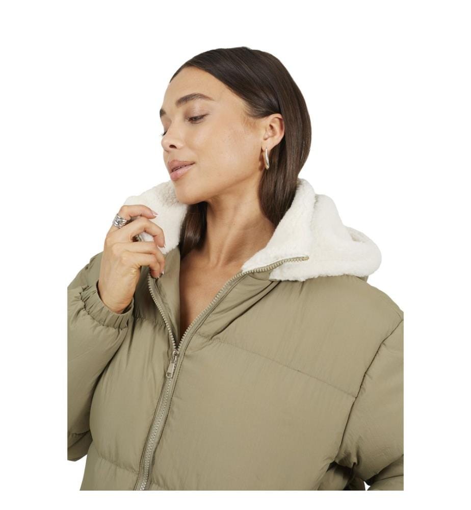 Brave Soul - "Anise" Steppjacke für Damen, Polyester-Taslan, Übergross