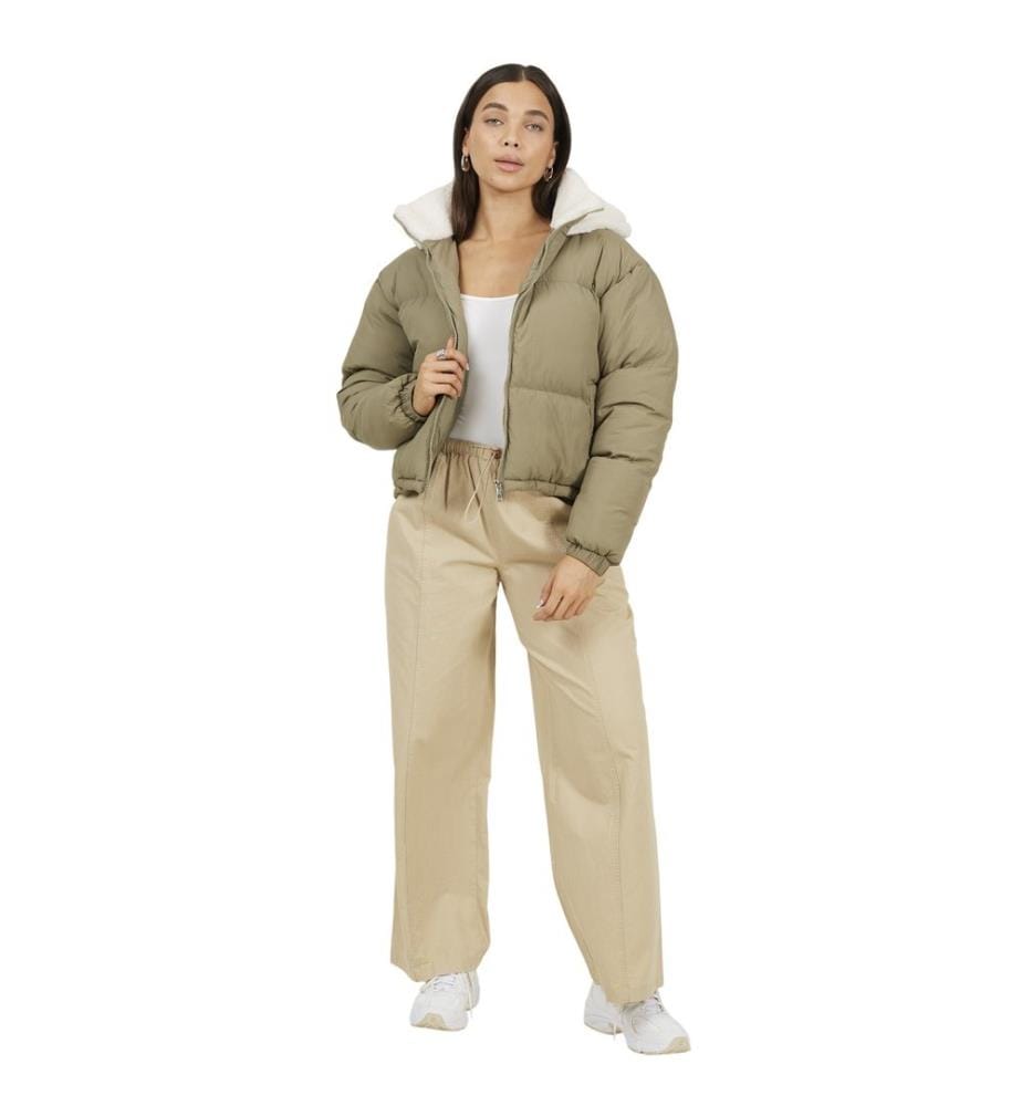 Brave Soul - "Anise" Steppjacke für Damen, Polyester-Taslan, Übergross