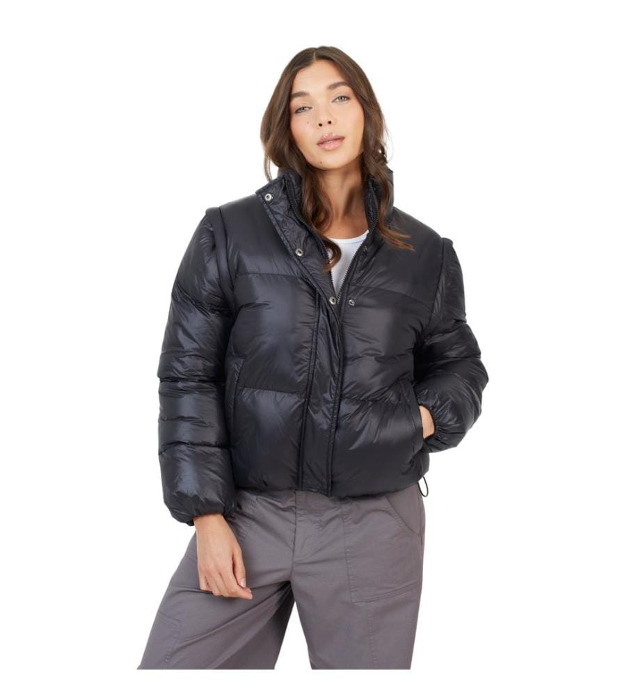 Brave Soul - "Bangkok" Steppjacke für Damen, Abnehmbar, Kurz