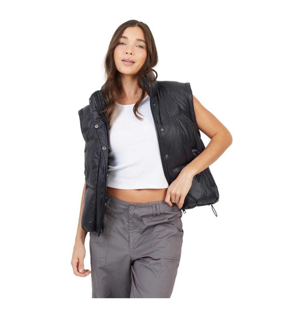 Brave Soul - "Bangkok" Steppjacke für Damen, Abnehmbar, Kurz
