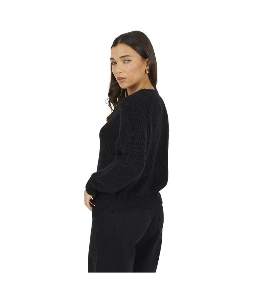 Brave Soul - "Lawson" Strickjacke für Damen, Rundhalsausschnitt, Jerseyware, Raglanärmel