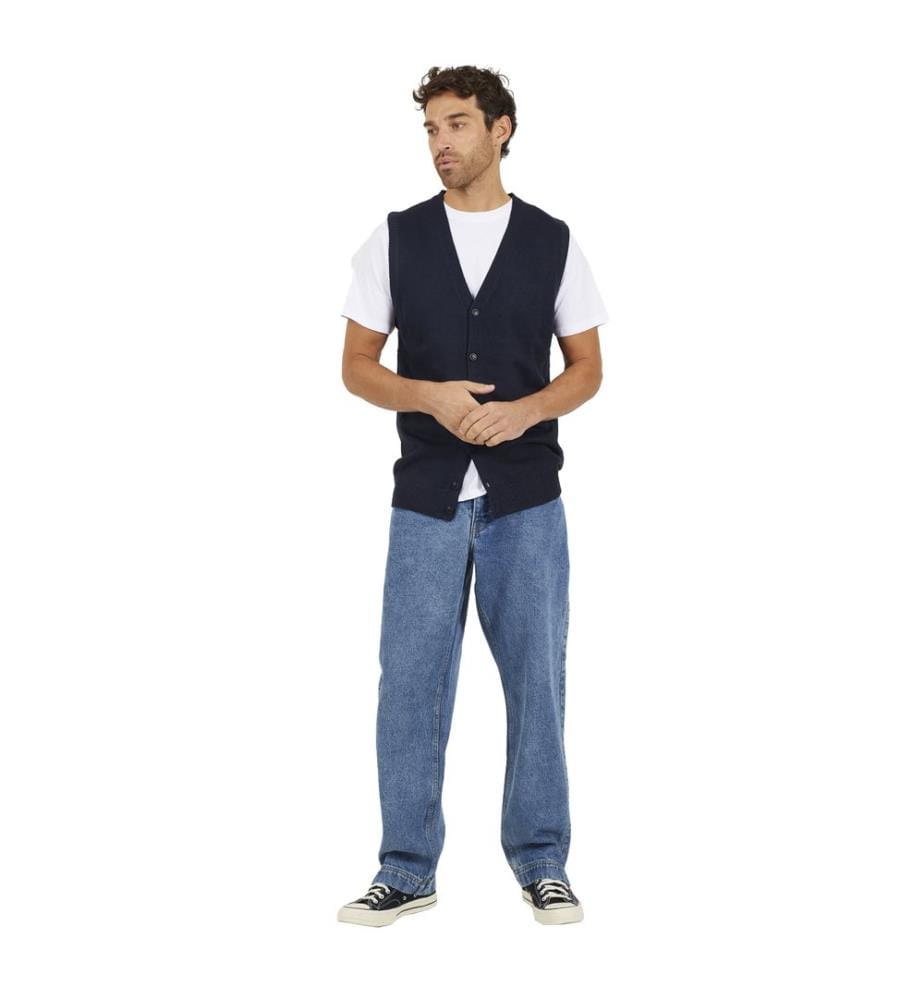 Brave Soul - Weste für Herren, V-Ausschnitt, Jerseyware