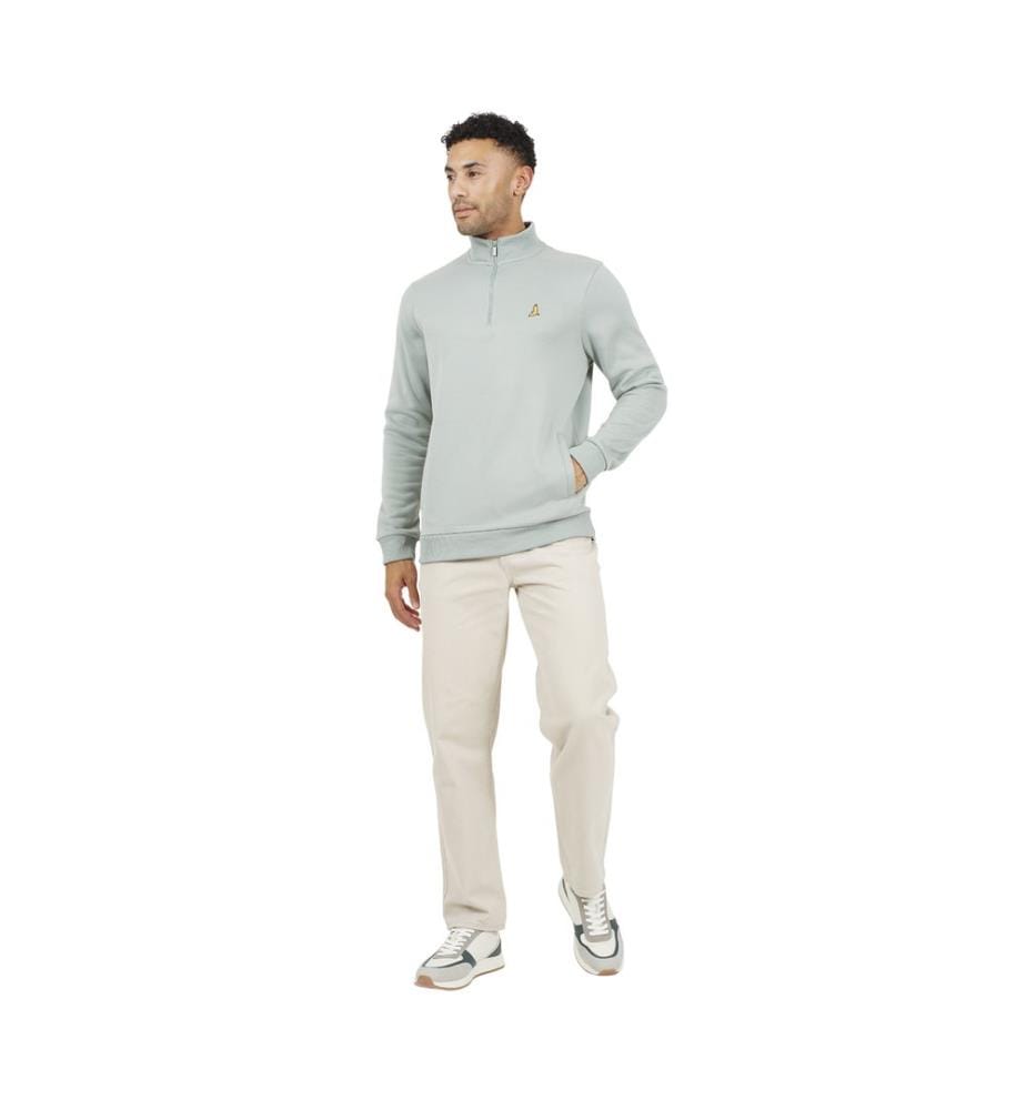 Brave Soul - Sweatshirt für Herren, mit kurzem Reissverschluss