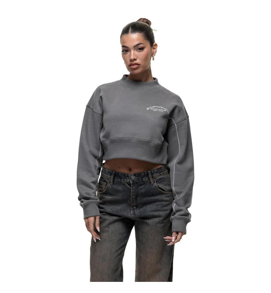 Good For Nothing - Sweatshirt für Damen, kurz geschnitten
