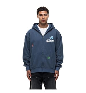 Good For Nothing - Hoodie mit durchgehendem Reissverschluss für Herren, Übergross