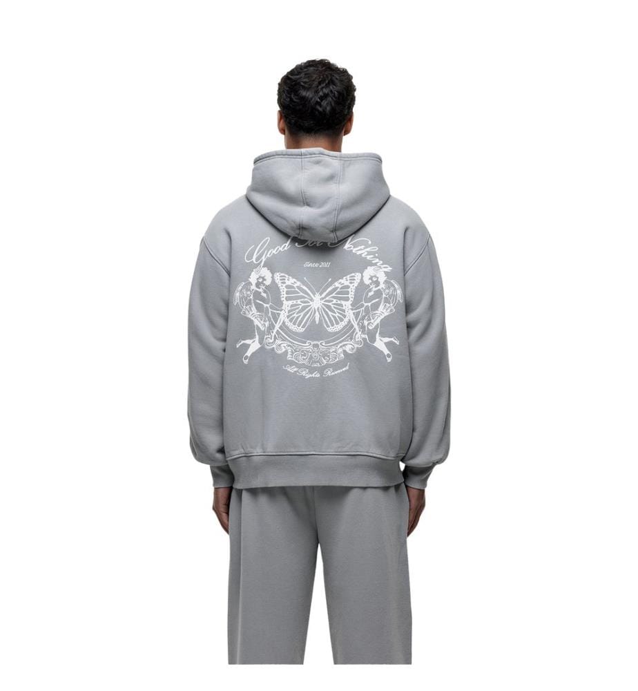 Good For Nothing - Hoodie mit durchgehendem Reissverschluss für Herren, Übergross