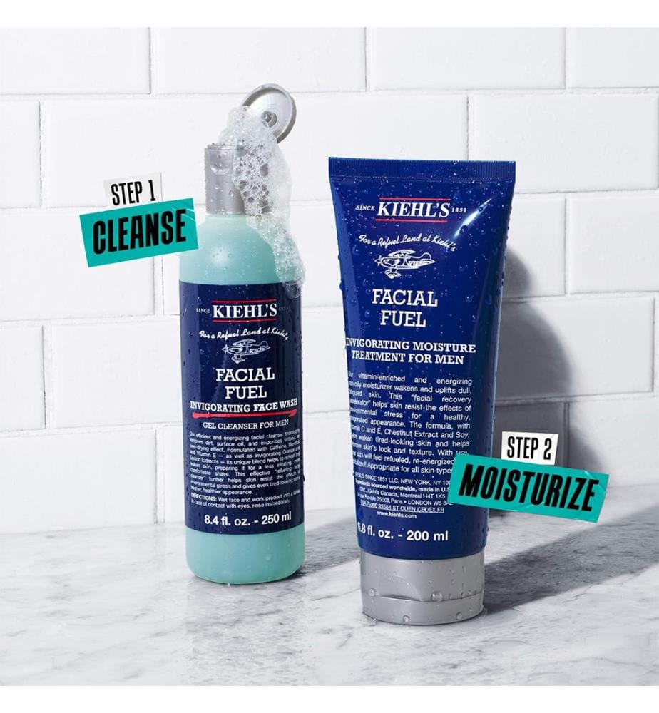 Essentials-Set für Männer – Gesichtsreiniger – 250 ml + Feuchtigkeitscreme – 200 ml","detected_source_language":"FR