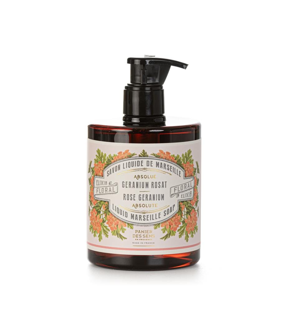 Sapone liquido al geranio rosa - 500 ml