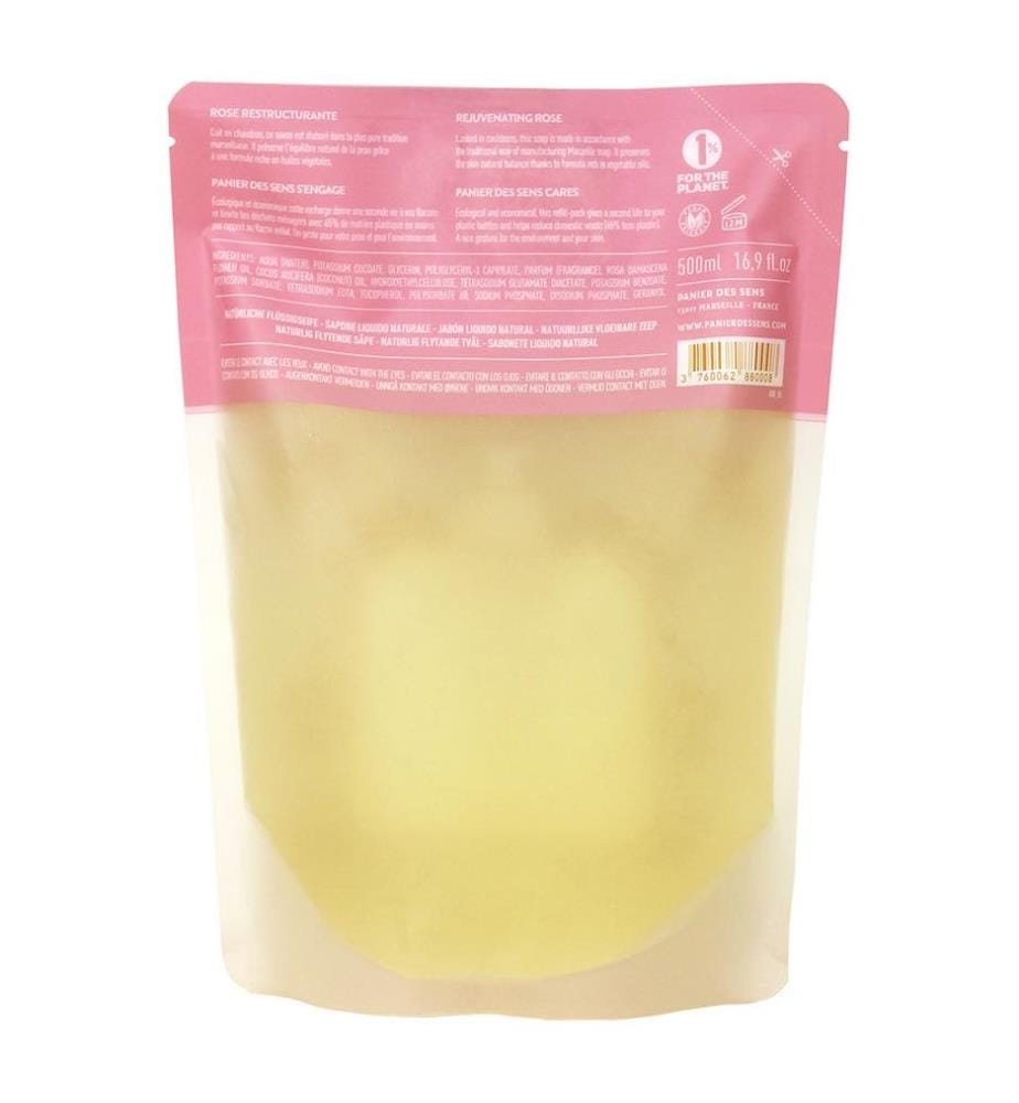 Ricarica di sapone liquido alla rosa - 500 ml
