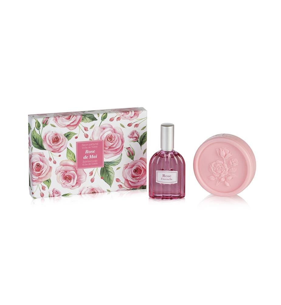 May Rose Gift Set: Scented Soap & Eau de Toilette