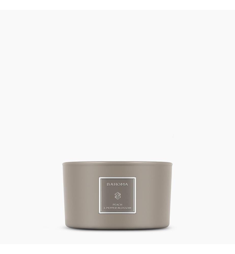 400g - Duftkerze Peach & Pepper Blossom, Sand