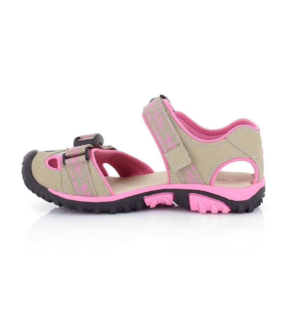 Sandals Cancun - Fuchsia and Beige