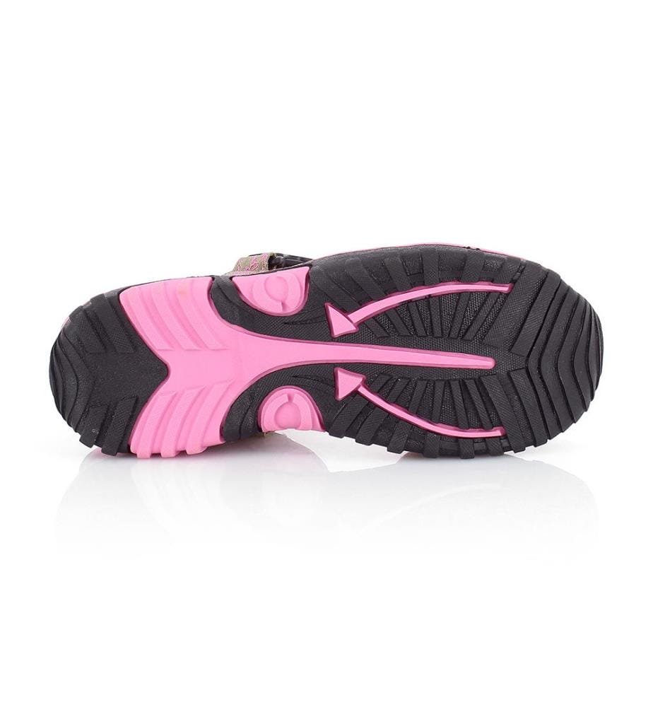 Sandals Cancun - Fuchsia and Beige