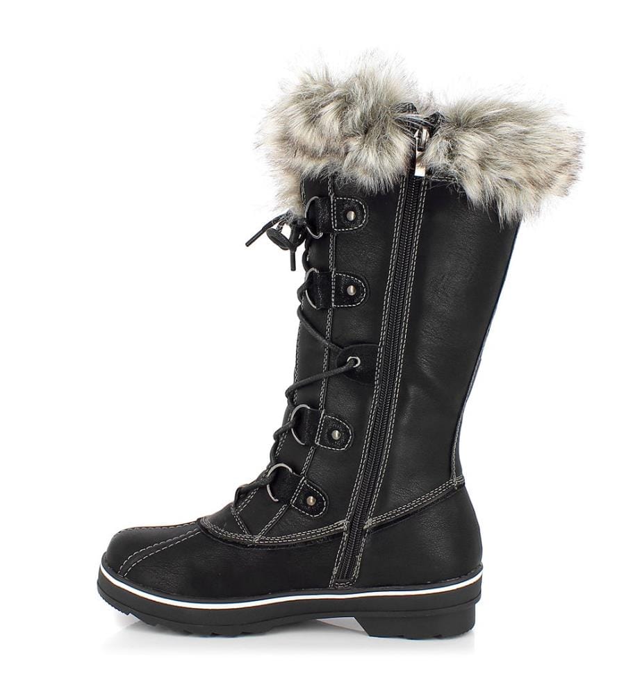 Bottes Après-Ski en Cuir Manon - Noir