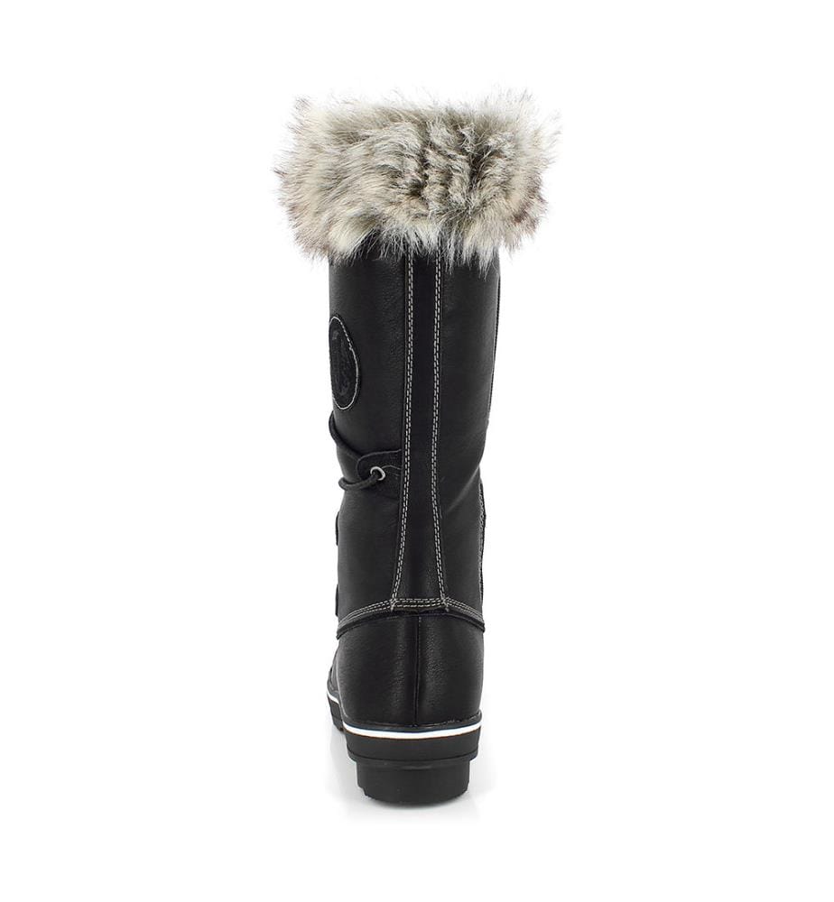 Bottes Après-Ski en Cuir Manon - Noir