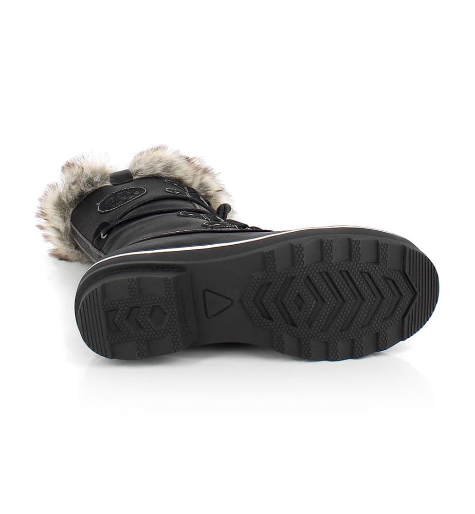 Bottes Après-Ski en Cuir Manon - Noir